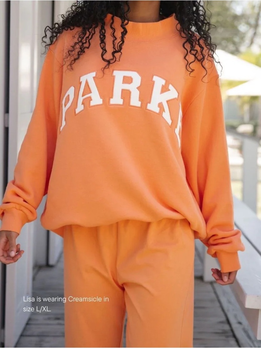 PARKE Creamsicle Orange Heritage Sweatshirt XXL